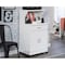 Sauder Microwave/kitchen Cart Glacier White 431245 - alternate 4